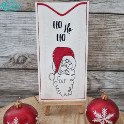 ITH Stickdatei - ITH Schokihülle Xmas Cutie Santa